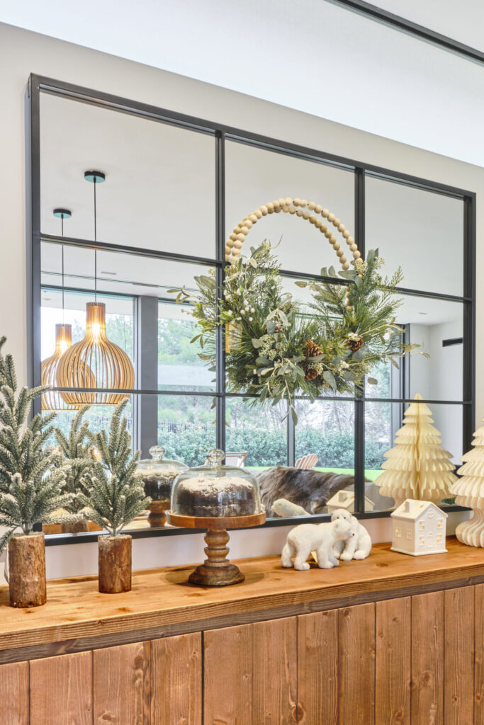 recibidor decoración navidad