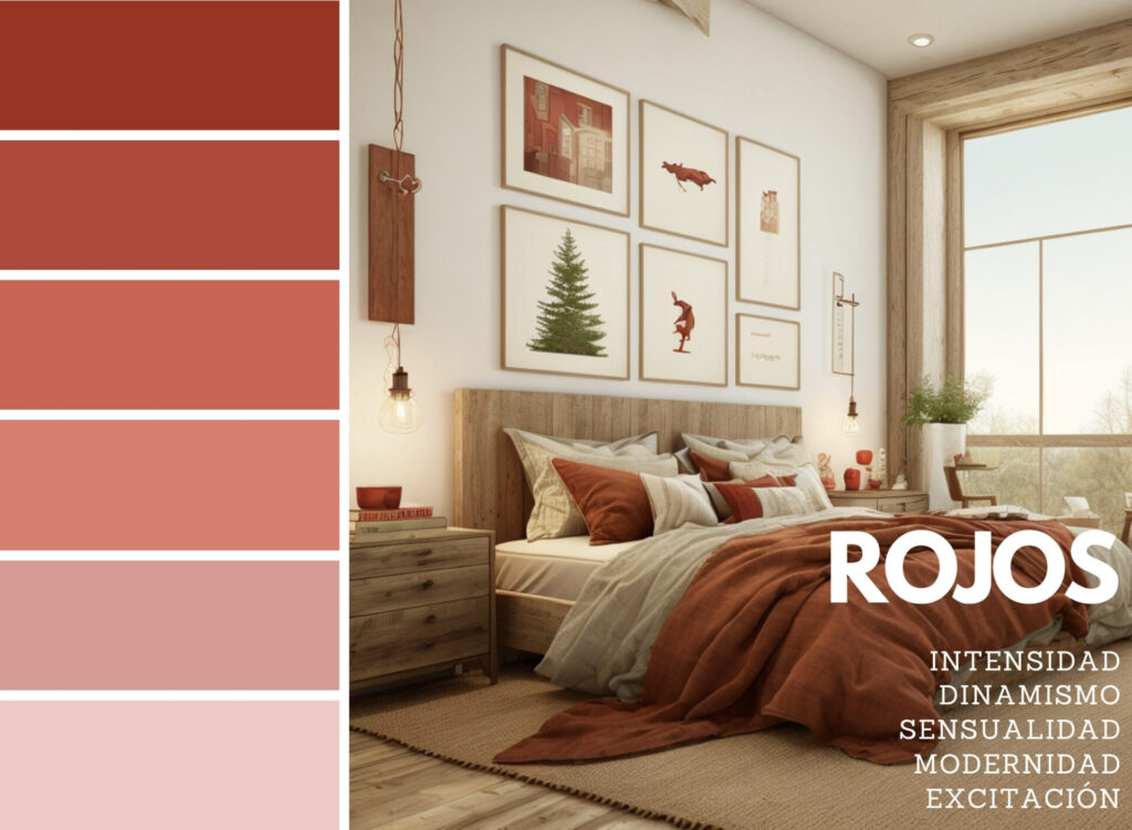 COLOR ROJO DECORACION