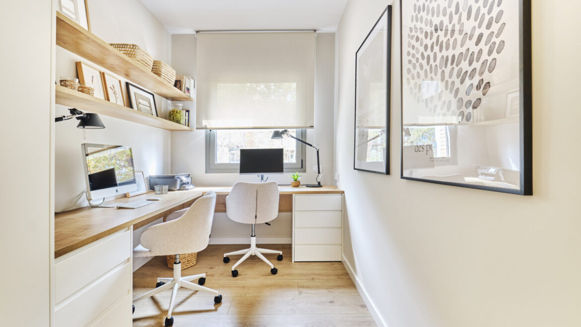 Cómo diseñar un espacio de trabajo en casa productivo y bonito